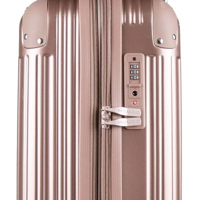 Mala Média 23 kg Policarbonato 4 Rodas 24" Monte Carlo Rosé M / Rosé