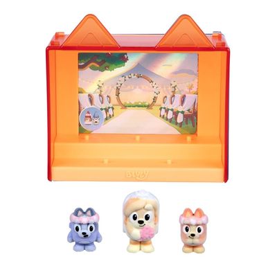 Kit 3 Bonecos Colecionáveis Bluey Fuzzies - A placa