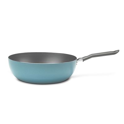 Frigideira Wok Antiaderente Brinox Fun Verde 24cm UNICA
