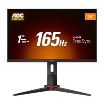 Monitor Gamer Widescreen VA 23,8" AOC 1920 x 1080 FHD 24G2S/BK, Entrada HDMI e VGA