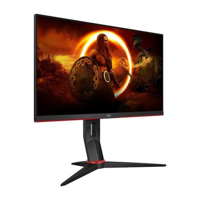 Monitor Gamer Widescreen VA 23,8" AOC 1920 x 1080 FHD 24G2S/BK, Entrada HDMI e VGA
