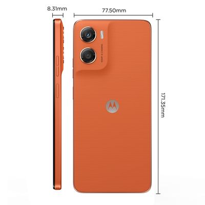 Smartphone Motorola Moto g06 4G Tela 6,9” 128GB Câmera 50MP Laranja