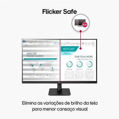 Monitor Gamer 27" LG Full HD IPS 27MP400 75Hz, AMD FreeSync
