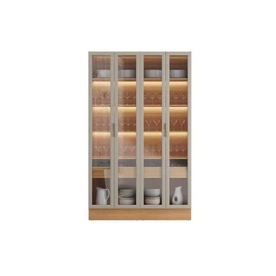 Cristaleira Sala Jantar Allure LED Reflecta 140cm Gris Linea