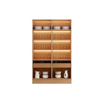 Cristaleira Sala Jantar Allure LED Reflecta 140cm Gris Linea