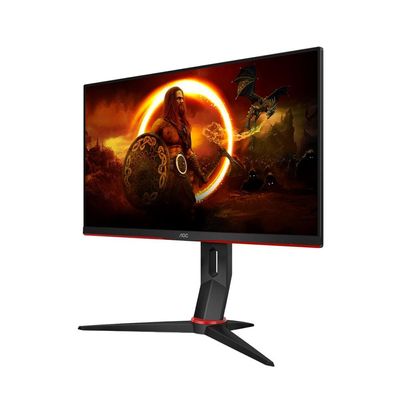 Monitor Gamer Widescreen VA 23,8" AOC 1920 x 1080 FHD 24G2S/BK, Entrada HDMI e VGA