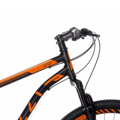 Bicicleta Aro 29 Colli Bike Athena 21 Marchas e Freio a Disco - Preta/Laranja