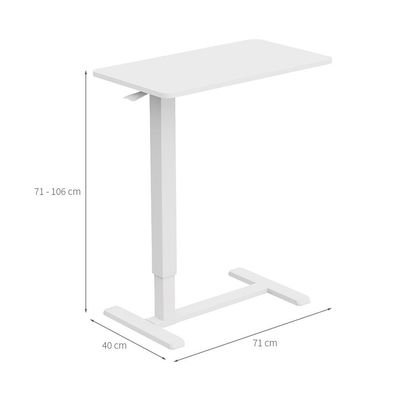 Mesa Lateral com Regulagem de Altura Link Branca