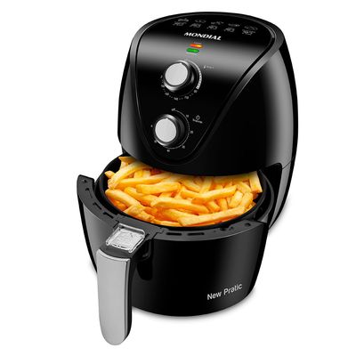 Fritadeira Elétrica Air Fryer Mondial New Pratic AF31 3,5L Preta - 220V UNICA