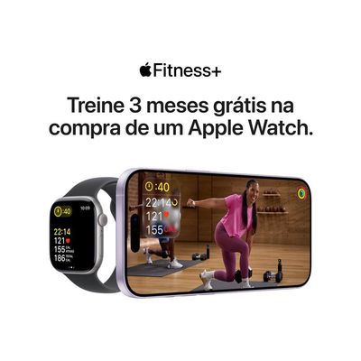Apple Watch Series 11 GPS 46mm Preto Brilhante Pulseira M/G Esportiva Preta