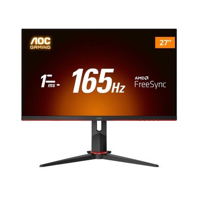 Monitor Gamer Widescreen VA 27 AOC 1920 x 1080 FHD 27G2S/BK Entrada HDMI e VGA