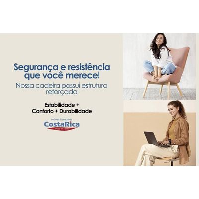 Cadeira Jantar Lux 1741 Aço 2 Un Dourado/Bamboo Carraro