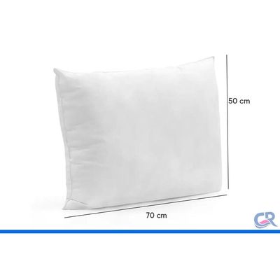 Travesseiro Fibras Pluma Kit 4un Amore Ortobom 70x50x15