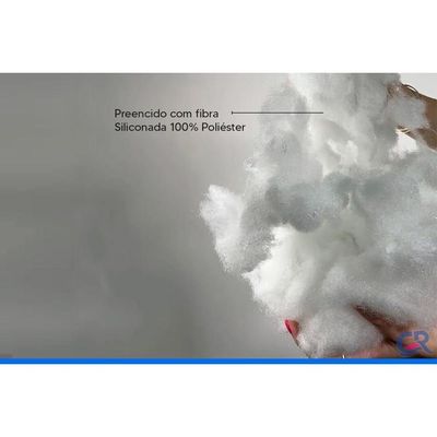 Travesseiro Fibras Pluma Kit 4un Amore Ortobom 70x50x15