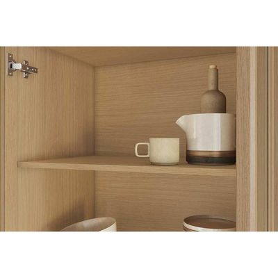 Balcão Cozinha Nesher Condessa 2Ptas 1Gav 80cm Titânio