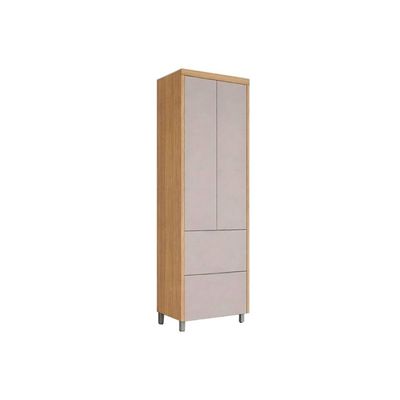 Armário Lavanderia Multiuso Marquesa MDF 70cm Greige Nesher