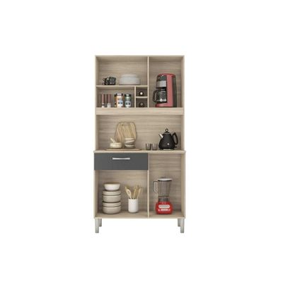 Cozinha Compacta Demóbile Malta 4 Portas 1Gav 91cm Off White