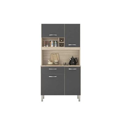 Cozinha Compacta Demóbile Malta 4 Portas 1Gav 91cm Off White