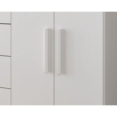 Cômoda Istambul c/2 Portas 5 Gavetas e Pés Off White Tcil