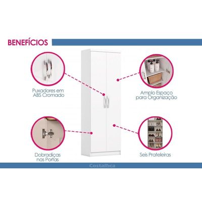 Armário Multiuso Lavanderia Margarida 2Ptas Cinamomo Henn