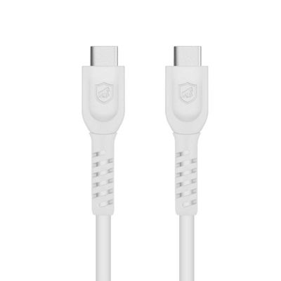 Cabo Dual Shock - Branco -  Tipo C / Tipo C - 2M