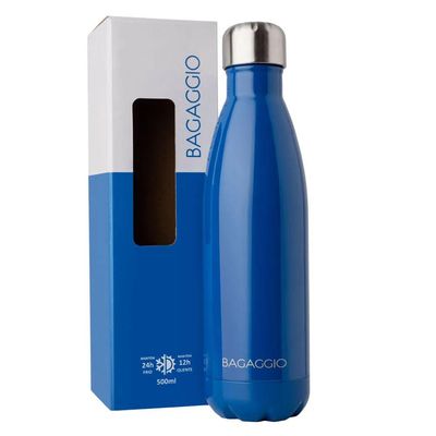 Garrafa Térmica 500ml Colors Azul Escuro U / Azul escuro