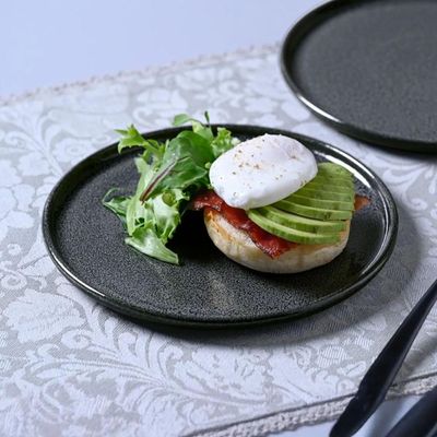 Prato Raso Sobremesa Basic Dove 19,5cm Porto Brasil Stoneware Cozinha Gourmet Mesa Posta Avulso