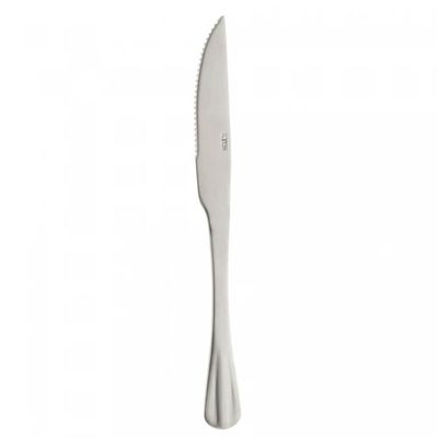Jogo 12 Talheres Faqueiro Faca Churrasco Aço Inox Positano Garfo Mesa Posta Refeições Lyor