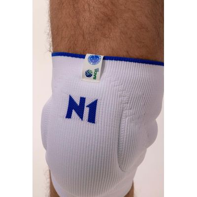 Joelheira Slide Branca M Licenciada Cruzeiro Knit 3D Eva