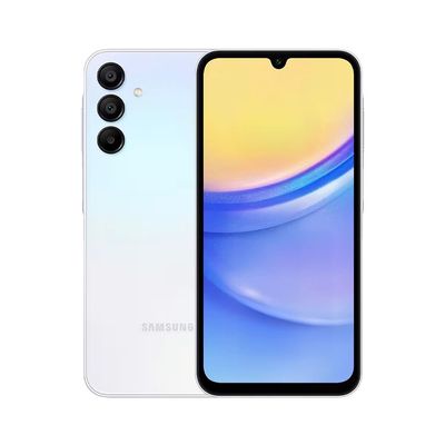 "Smartphone Samsung Galaxy A15 5G Azul Claro 128GB, 4GB RAM, Processador Octa-Core, Câmera Tripla Traseira, Tela Super Amoled de 6.5"" 90Hz"