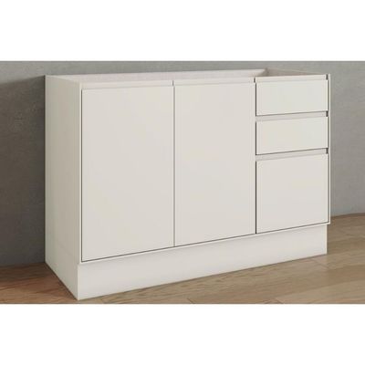 Balcão Cozinha Henn Fineze 3 Portas 2 Gavetas Areia