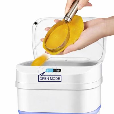 Lixeira Automática Dobrável com Sensor Azul
