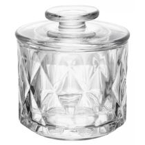 18 Peças Manteigueiras Francesas Diamond Lyor Vidro 8x9cm Mesa Posta