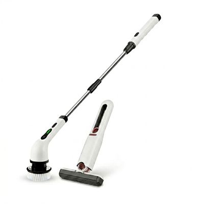 Kit Faxina Sem Esforço: Esfregão Elétrico 360° + Mini Mop Portátil