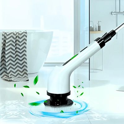 Kit Faxina Sem Esforço: Esfregão Elétrico 360° + Mini Mop Portátil