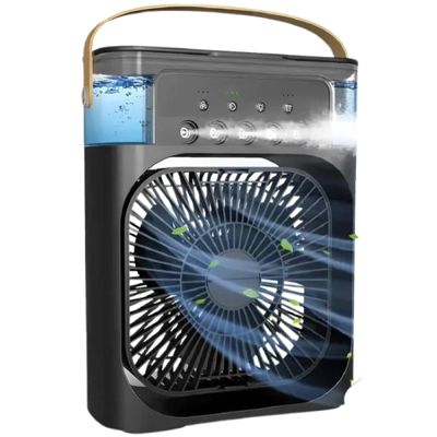 Ventilador Portátil de Mesa Mini Ar CondicionadoUmidificador