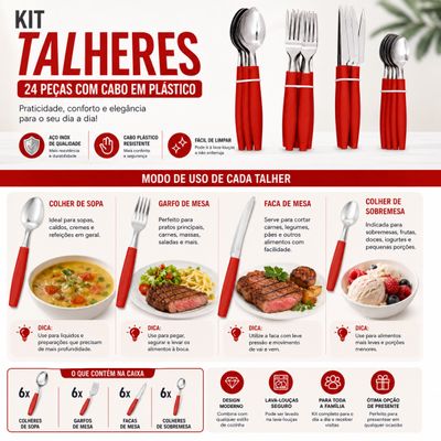Kit Cozinha Gourmet Elegance: Jogo de Facas Rose Gold + Faqueiro 24 Peças Preto