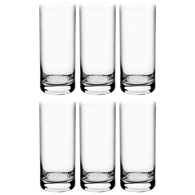 Conjunto de Copos Alto Larus Bohemia em Cristal Ecológico 350ml - 6 Peças