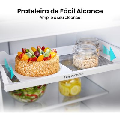 Geladeira Hisense Duplex 379L Frost Free Inverter Branca Branco / 110