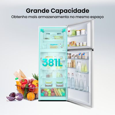 Geladeira Hisense Duplex 379L Frost Free Branco / 220