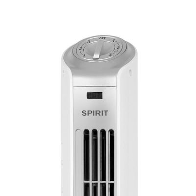Ventilador de Torre 90cm Spirit Easy 40W de Potência e 3 Velocidades - Branco/Prata Branco,Prata / 110