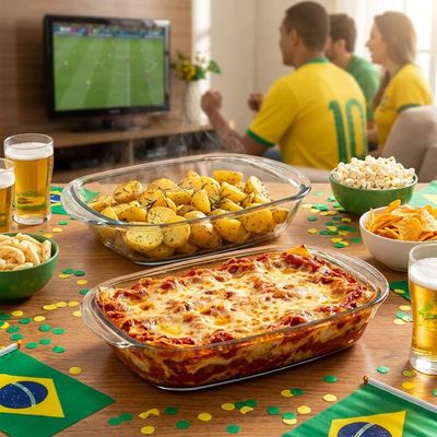 Conjunto 2 Assadeiras Retangular Nadir Sempre
