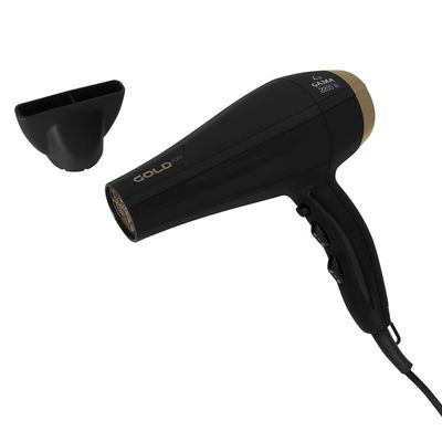 Secador de Cabelo Gold Ion Gama Preto 127V