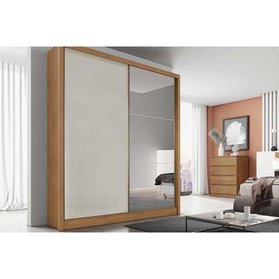 Guarda Roupa Solteiro 2 Portas Correr c/Esp Thor CumaruFendi 25 N. Horizonte