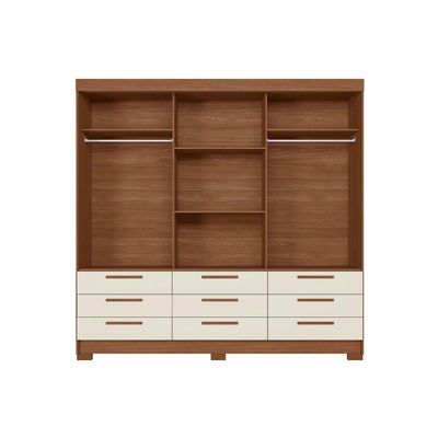 Guarda Roupa Solteiro 3Ptas c/Esp Morretes Grafite S. Andirá