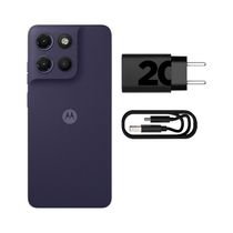 Smartphone Motorola Moto G17 128Gb Dual Chip 4G Tela 6,7" Câmera Dupla 50MP+5MP Roxo