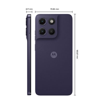 Smartphone Motorola Moto G17 128Gb Dual Chip 4G Tela 6,7" Câmera Dupla 50MP+5MP Roxo