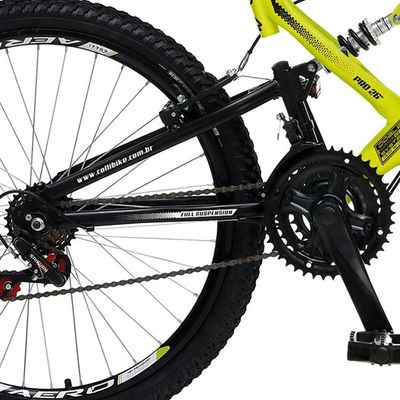 Bicicleta Aro 26 Colli Bike GPS 21 Marchas e Quadro 19" - Amarela