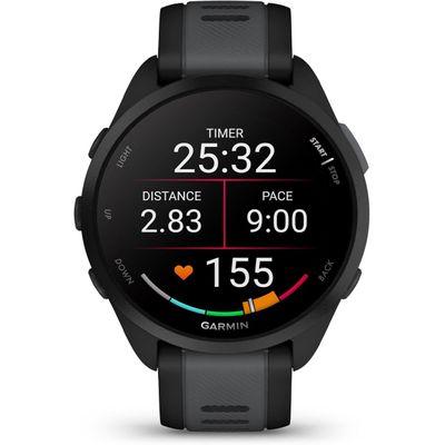 Relógio Garmin Forerunner 165 Sem Música 43mm com Monitor Cardíaco de Pulso e GPS