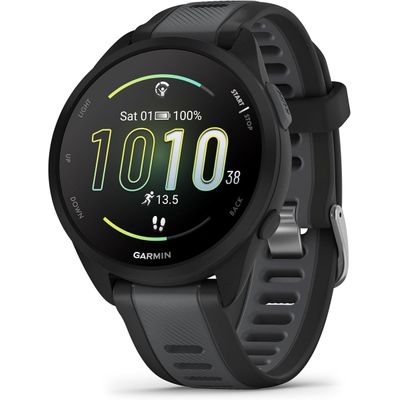 Relógio Garmin Forerunner 165 Sem Música 43mm com Monitor Cardíaco de Pulso e GPS
